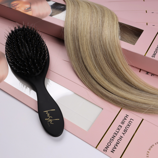 BRANDED BOAR BRISTLE BRUSH WITH BOX x 150